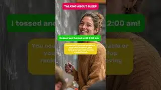 LEARN ENGLISH TALKING ABOUT SLEEP