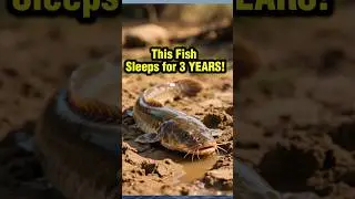 This Fish Survives Without Water for YEARS! #shorts