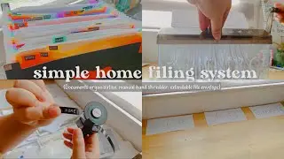 Organizing Documents and Papers at Home (Simple Home Filing System) 🧾📝📜📨