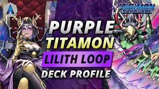 Digimon TCG! Профиль колоды Purple Titamon Lilith Loop и подробное руководство + комбо! (Английский формат BT6)