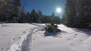 Winter Trek into the Shoshone National Forest near Yellowstone National Park.