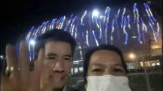 shyuting di depan jakarta international stadium gemerlap lampu #shorts