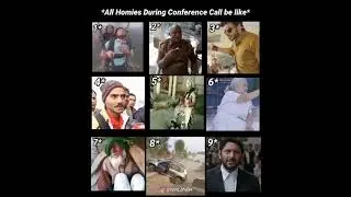 All homies during conference call be like :