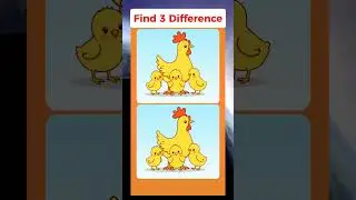 Find the 3 Hidden Differences &ndash; Are You a Genius?🥸🔥#findthedifferences #quiz #iqtest