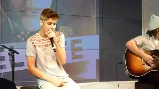 Justin Bieber - Baby- Acoustic @ The Squaire Frankfurt Germany 11.09.2012