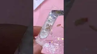 WINTER LIQUID  SNOWGLOBE NAILS | AQUARIUM NAILS #nailtutorial #nailart