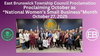 Township Council Proclamation: National Women's Small Business Month