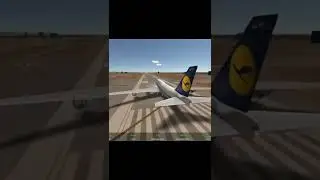 Boeing 747-8i TAKEOFF WITH 2 ENGINES?!?! #shorts