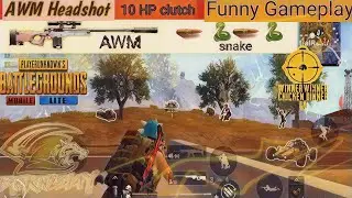 #B2sNIRAJ | Playing With Random squad, Funny Gameplay | AWM Headshot 🤫, #pubglite #B2sNiRushYT