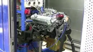 Engine dyno, 408CUI SBF, 520hp, Mustang 69 sportsroof (fastback)