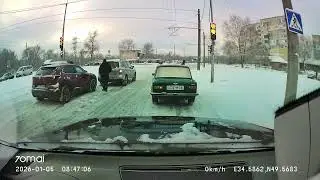 Зима - стандартне ДТП на рівному місці