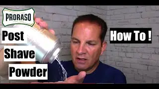 Proraso Post Shave Powder Review 4K