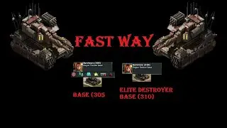 War Commander | Elite Destroyer Base (310), Base (305) Fast Way | 16 Nov 2020