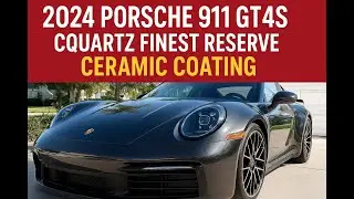 2024 Porsche 911 GT 4S Silver Metallic convertible - CQUARTZ Finest Reserve - 🌴 A Miracle Detailing
