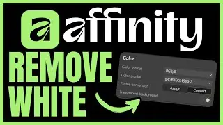 How To REMOVE WHITE BACKGROUND In Affinity Designer (QUICK & EASY) 2026