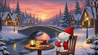 Snoopy’s Cozy Christmas Coffee🎄🔥 Warm Lofi Beats for Study & Relaxing ☕Relaxing Christmas Lofi Music