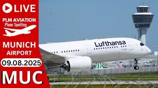 🔴 LIVE Saturday PLANESPOTTING @ Munich Airport Germany MUC/EDDM