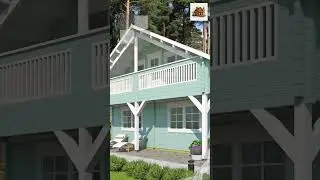 Marshall Log Home Package For Sale 🦫 DIY Affordable Home Construction #shorts