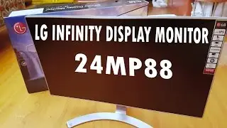 Монитор LG 24MP88HM Infinity Display | Распаковка и полный обзор | Видео 4K UHD