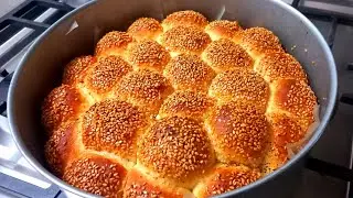 If you have flour and eggs at home,few people know this secret!super quick bread recipe
