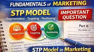 STP Model in Marketing Explained | 12 Marks Important Question | Easy Notes
