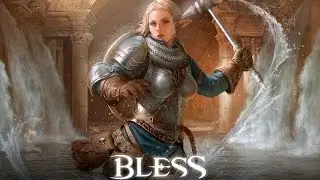 Bless Online - Paladin Gameplay (Race: Aqua Elf)