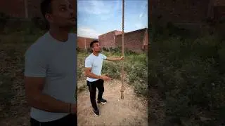 Desi home workout with Rope 🪢 climbing #shorts