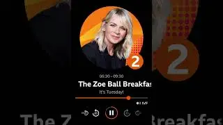 Zoe ball leaves radio 2 and chats to Scott Mills about being her replacement.. 19th Nov 2024..