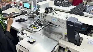 Automatic Pocket Setter For Coin Pocket | Brother Machine | Auto Pocket Setter
