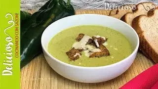 Crema de Chile Poblano / Creamy Poblano Pepper Soup