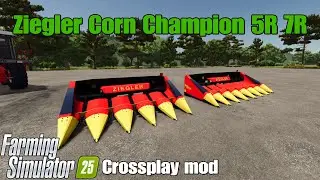 Ziegler Corn Champion 5R 7R / FS25 crossplay mod