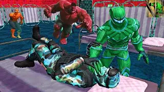 Scary Monster Hulk, Spider Hero, Panther Hero, Robot Prison Escape | Superheroes Jail Break Missions