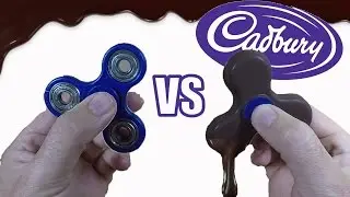 $1 Fidget Spinner VS Chocolate Fidget Spinner - Edible Spinner Tutorial