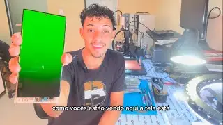 Troca de Flex s23 Ultra Tela Completamente Verde