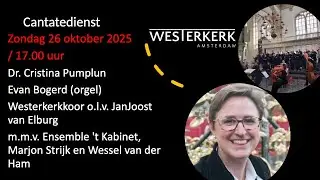 Cantatedienst zondag 26 oktober 2025 17.00 uur