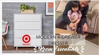 HOW TO ASSEMBLE TARGET&rsquo;S MODERN 4-DRAWER DRESSER FR. ROOM ESSENTIALS? | TheGarcias