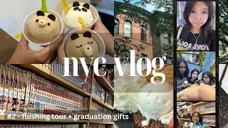 a nyc vlog: touring flushing, queens & graduation gifts