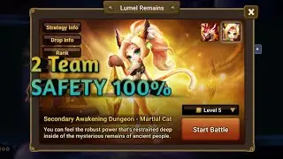 [ENG SUB] The Secondary Awakening Dungeon Martial Cat Level 5 - Summoners War