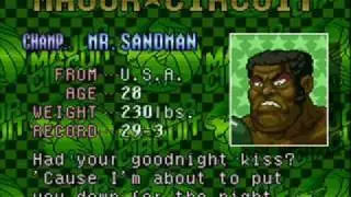 Mr Sandman theme music Super Punchout!!