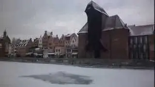 Gdansk - motlawa river frozen