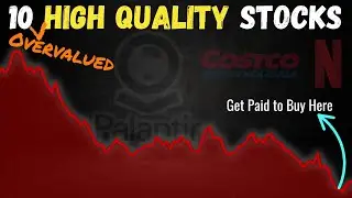 10 Overvalued High Quality Stocks | How to Get Paid to Wait