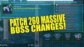 R.I.P TEK! PATCH 260 MASSIVE BOSS COST CHANGE! - Ark:Survival Evolved