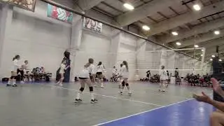 OMNI Britt 13-3 vs OMNI Brianna14-3 Girls volleyball.