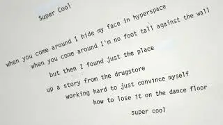 They Might Be Giants - Super Cool (official preview audio)