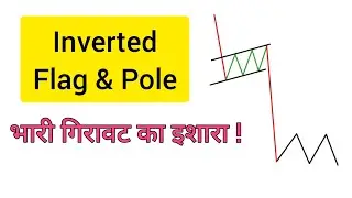 Inverted Flag & Pole Pattern Explained #stockmarkets