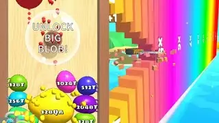 Blob Merge 3D Vs Flying Cut Gameplay Android