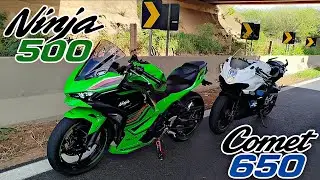 NINJA 500 DO SONIC VS COMET 650 | O ACELERO MAIS ESPERADO ACONTECEU!