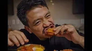 Crispy Fried Chicken Mukbang 