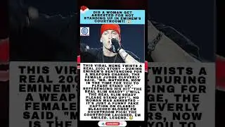 Iconic Eminem Court Moment: Judge Drops 