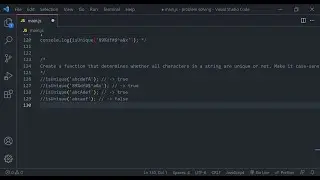 Problem Solving With JavaScript - string is Uniuqe